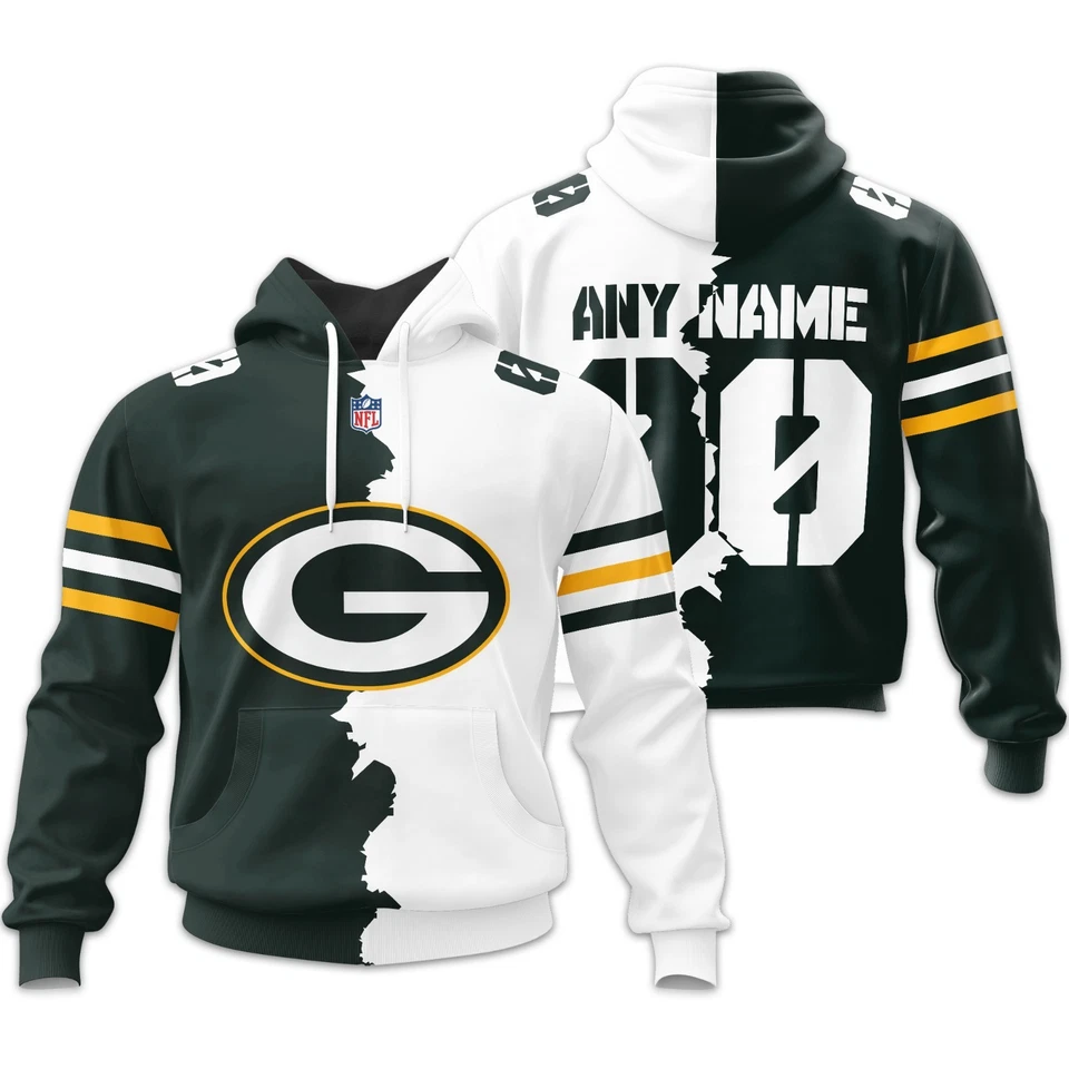 Sudadera con Capucha 3D Green Bay Football Team Packers, Unisex Adultos S-5XL Foto 1 de 3