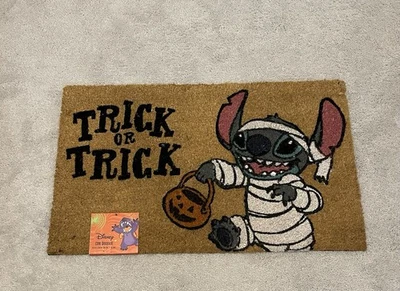 迪士尼Lilo & Stitch Trick or Treat 18x30 Coir门垫 — 第 1/4 张图片
