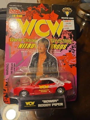 Coche fundido a presión Roddy Piper WCW Nitro Street Rods Racing Champions 1998 Foto 1 de 4