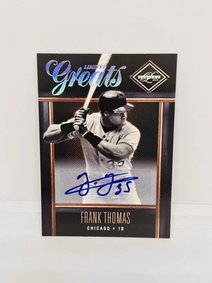 2011 Panini Limited FRANK THOMAS Greats Auto /33 Chicago White Sox HOF #21 - Image 1 of 2