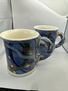 Juego de dos tazas de cerámica de estudio - Imagen 1 de 6