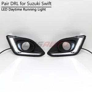 DRL For Suzuki Swift Dzire 2014 2015 2016 LED Daytime Running Light Car Fog Lamp - Picture 1 of 8