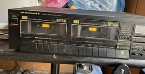 Marantz SD155 Dual Cassette Deck Stereo schwarz Dolby - Bild 1 von 7