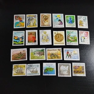 HUNGARY MIXED LOT PART SETS STAMPS EARLY USED STAMPS 21 VALUES - Picture 1 of 7