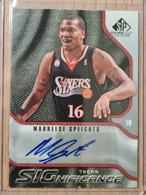 Marreese Speights #S-MS 2009-10 SP Signature Edition SIGnificance 76ers L0127A - Image 1 of 2