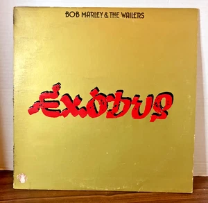 Bob Marley "Exodus" - 1977 1st Press - Embossed Cover - ILPS-9498 - VG/VG - Picture 1 of 5