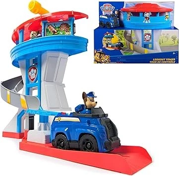 SPIN MASTER PAW PATROL - Lookout Tower (2025), über 50 cm hoch, Hauptquartier Spielset mit 1