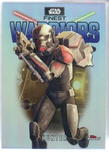 2023 Topps Finest Star Wars HUNTER Finest Warriors Refractor #FW-25 - Picture 1 of 2
