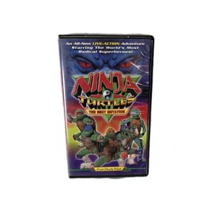Teenage Mutant Ninja Turtles The Next Mutation East Meets West VHS Movie 1998 - Imagen 1 de 9
