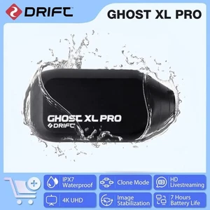 Drift Ghost XL PRO - Action Camera Motorcycle - Dash Cam - Black - 4k - Picture 1 of 7