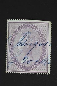 GREAT BRITAIN STAMP F6 DRAFT PAYABLE ON DEMAND OR RECEIPT LILAC - Picture 1 of 2