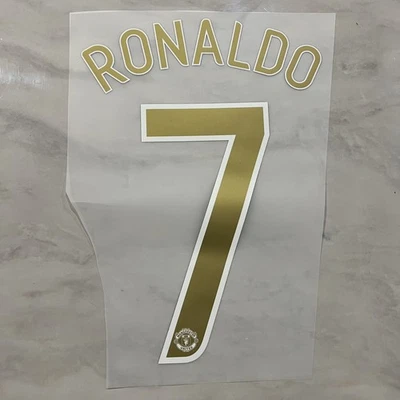 2006-07 RONALDO Manchester United Utd UCL Cup CR7 Home Nameset  Champions League - Image 1 of 3