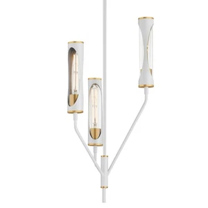 Maxim 16173 Regent 3 Light 14"W LED Pendant - Light French Gray / Natural Aged - Picture 1 of 7