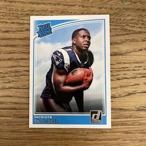 2018 Panini Donruss Football Rated Rookie Sony Michel New England Patriots #310 - Bild 1 von 2