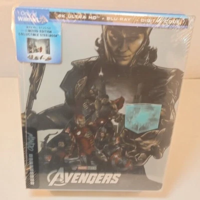 Avengers 2011 4K Collector Steelbook -No Digital Code-Box Shipping with Tracking - Image 1 of 4