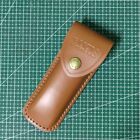 5" Vintage Brown Leather Sheath for Buck 110 Pocket Folding Knife Pouch