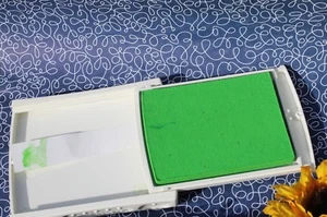 Stampin' Up! CRAFT PIGMENT INK Pad Linen flip top, Green Galore FREE SHIP! - Picture 1 of 3