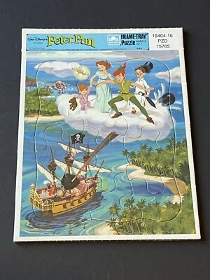 DE COLECCIÓN DISNEY PETER PAN MARCO-BANDEJA ROMPECABEZAS DORADO EDICIÓN ESPECIAL 4165 18404-16 Foto 1 de 2