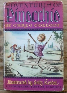 The Adventures of Pinocchio by Carlo Collodi, Illustrated by Fritz Kredel 1946 - Picture 1 of 10