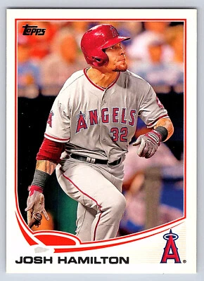 2013 Topps Serie 2 Base # 639 - Josh Hamilton - Los Angeles Angels Foto 1 de 3