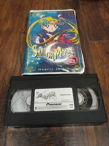 Sailor Moon, Hearts In Ice (VHS, 2000) Pioneer Clam Shell - Imagen 1 de 4