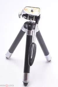 ✅ TRIPOD SMALL ‘MORIOS’ 20.5CM - 97.5CM 3 WAY HEAD COMPACT NIKON, LEICA, CANON - Picture 1 of 1