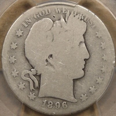 1896-S Barber Half Dollar 50c PCGS Certified AG3 - Image 1 of 4