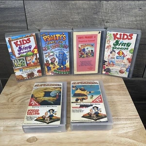 Religious Children And Family Friendly VHS Tapes-Various Titles Lot Of 6 - Picture 1 of 7