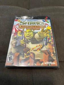 DREAMWORKS: SHREK'S CARNIVAL CRAZE PARTY GAMES PLAYSTATION 2 PS2 NEW RARE - Picture 1 of 6
