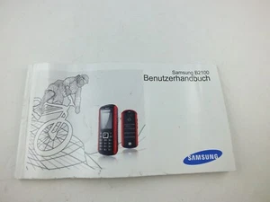 Oryginalny Samsung SGH B2100 Instrukcja obsługi Instrukcja obsługi Instrukcja obsługi Deu - Zdjęcie 1 z 7