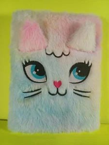Journal for girls, Style Activity journal, fuzzy kitten design 8" x 6", 80 pages - Picture 1 of 10