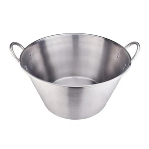 Stainless Steel Large Cazo Para Carnitas Caso Cooking for Wok Gas Stove Burner - Picture 1 of 25