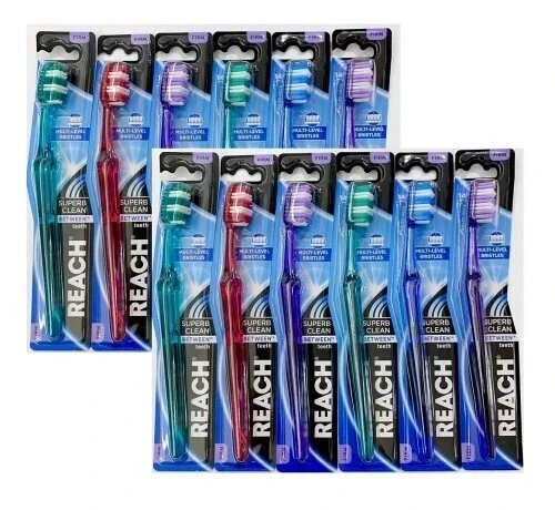 12 x Reach Between Toothbrush FIRM *Colour Will Vary - Image 1 of 1