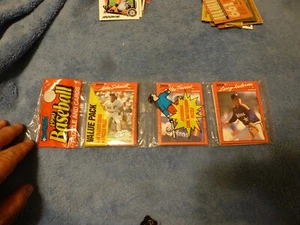1990 Donruss Baseball Rack Pack - Mike Schmidt Showing On Top Mint Phillies - Picture 1 of 3