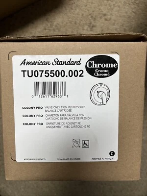 American St. Colony PRO 1-Handle Valve Only Trim Kit for Flash Rough-In - Image 1 of 2