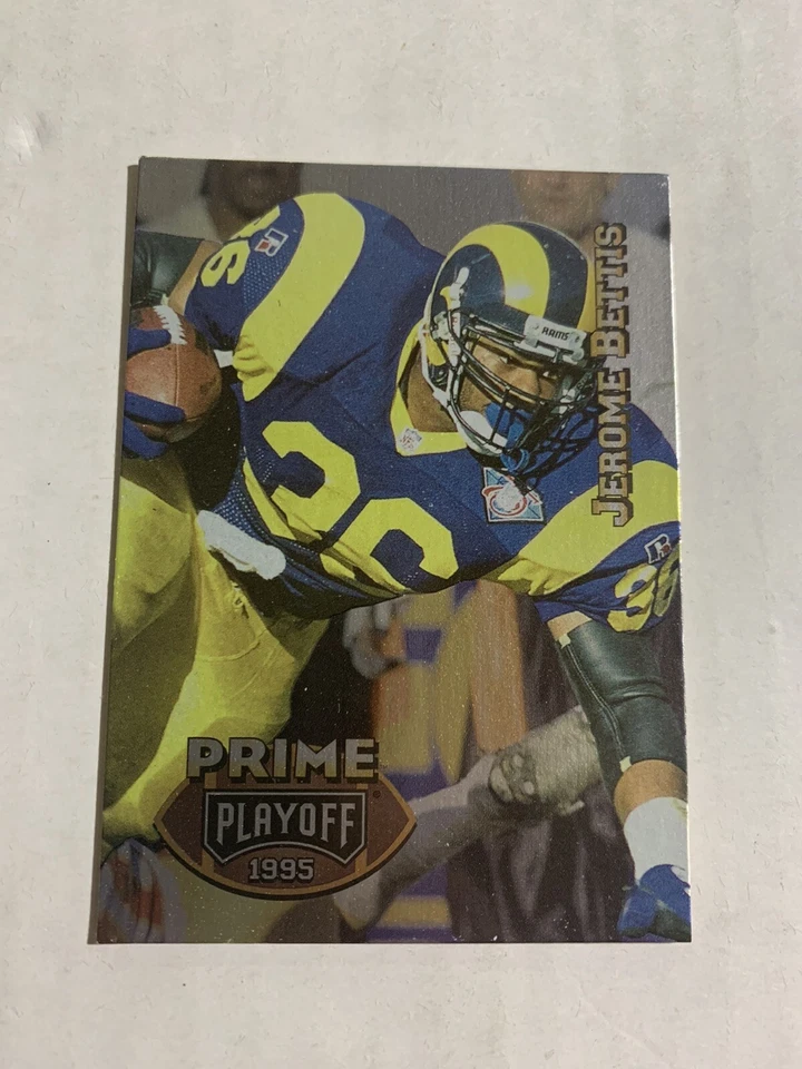 1995 Playoff Prime Jerome Bettis #6 St. Louis Rams - Image 1 of 2