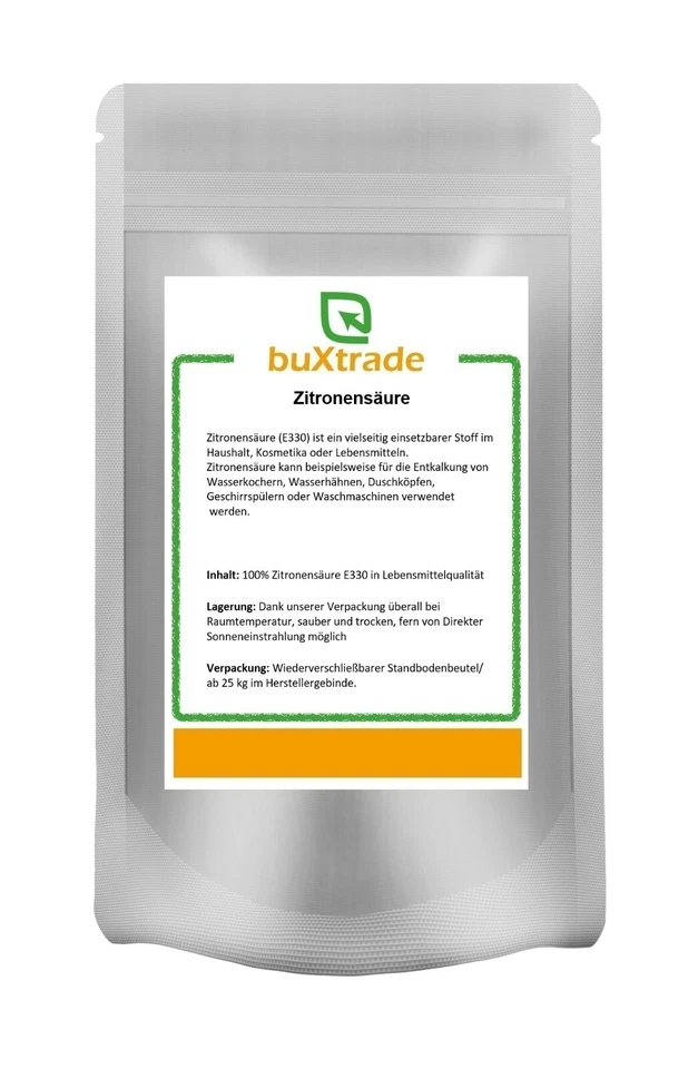 Zitronensäure | Lebensmittelqualität E330 | Entkalker - Bild 1 von 1