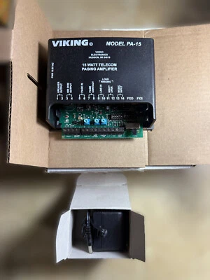 Modelo Viking PA-15. Amplificador de paginación de 15 vatios Foto 1 de 2