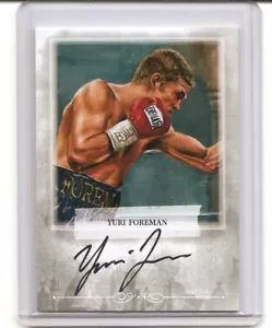 2011 Ringside Round Two Yuri Foreman On-Card Auto #A-YF1 Silver Version - Picture 1 of 2