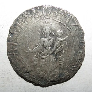 Genova - Repubblica di Genova - 1 Scudo 1702 IBM - Argento - 32,11g - Foto 1 di 3