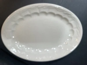 Vtg White Ironstone Platter 16" England Wheat Royal Crownford Falcon Ware - Picture 1 of 3