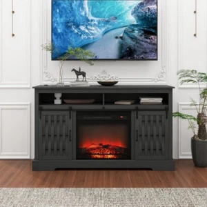 TV Stand for TVs Up To 65" Entertainment Center with 23" Electric Fireplace - Picture 1 of 23