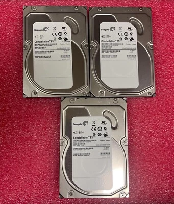 Lot 3 x Seagate ST31000424SS 9JX244-003 Hard Drive 1TB SAS 3.5" Used - Image 1 of 3