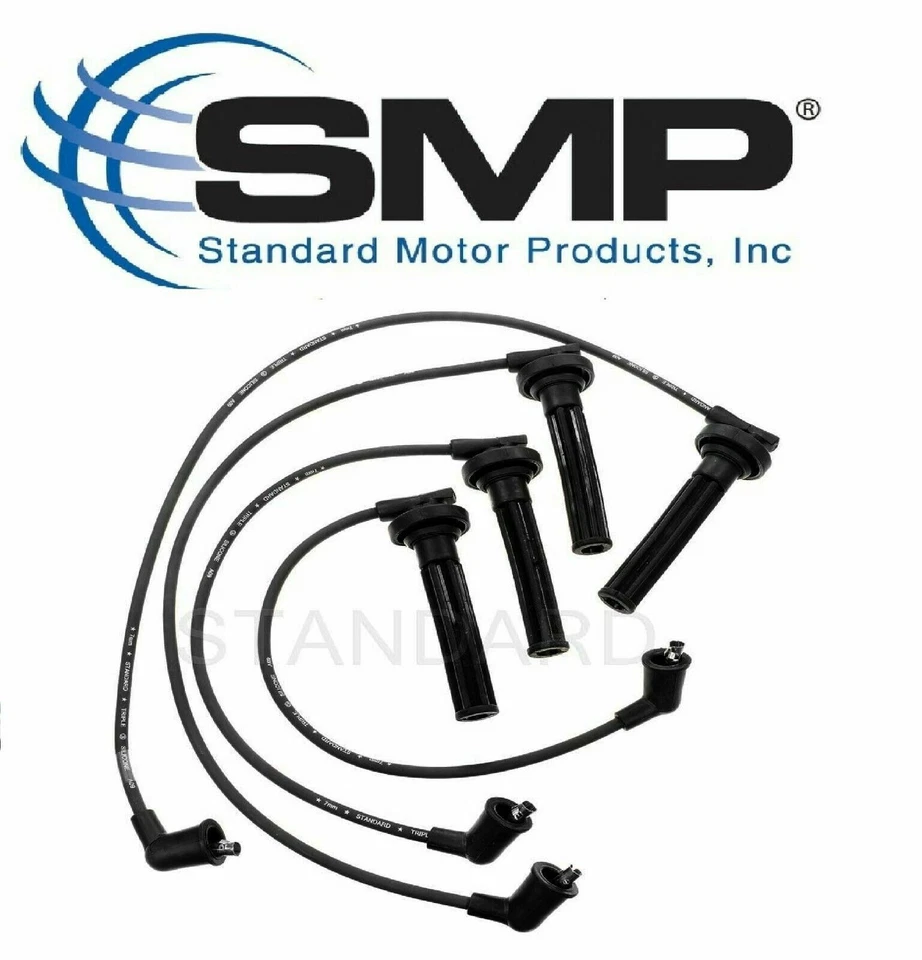 Juego de cables de bujía azul ESTÁNDAR hecho en Japón se adapta a Honda Acura 8034 NUEVO Foto 1 de 1