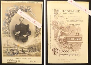 ● DIJON photo militaire 10è Régiment d'Infanterie E. Chesnay photographe - RI - Picture 1 of 3