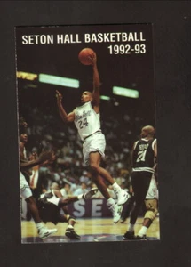 Seton Hall Pirates--Terry Dehere--1992-93 Basketball Pocket Schedule--CIT Group - Picture 1 of 1