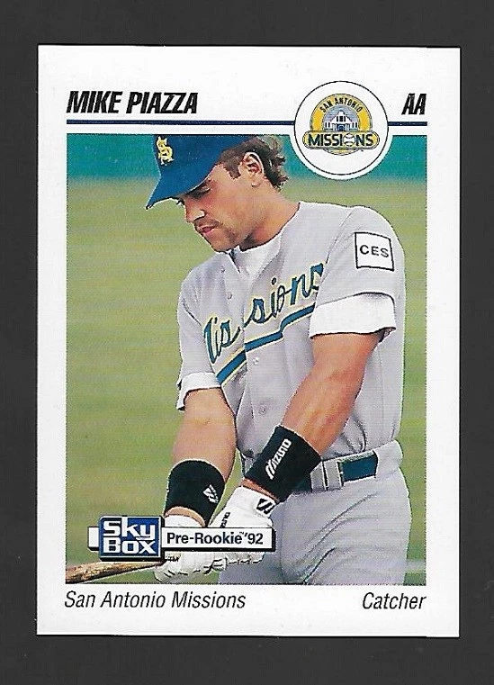 1992 Skybox AA Edition - Mike Piazza Rookie San Antonio Missions HOF Dodgers - Image 1 of 1