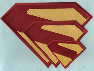 Superman Kingdom Come/Crisis on Infinite Earths Chest Logo - choice of sizes - Picture 1 of 5