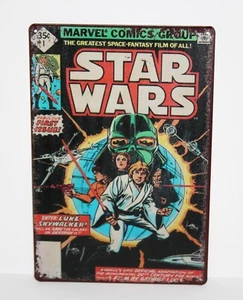Star Wars Marvel Comics Group Repro Comic Book Cover 8 x 12 Metal Wall Art - Picture 1 of 4