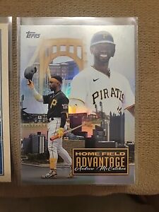 3 Card Andrew Mccutchen Lot, 2024 Topps Series 1, Three Varieties Of Cards